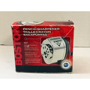 Boston X-ACTO KS Deluxe Manual Pencil Sharpener Wall Mount All-Steel Model 1031